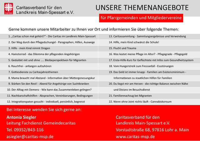 plakat themenangebote